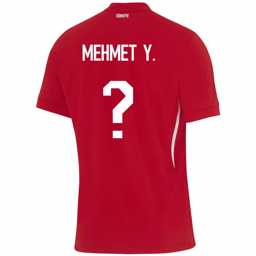 Kinder Türkei Mehmet Yildirim #0 Rot Auswärtstrikot Trikot 24-26 T-Shirt Schweiz