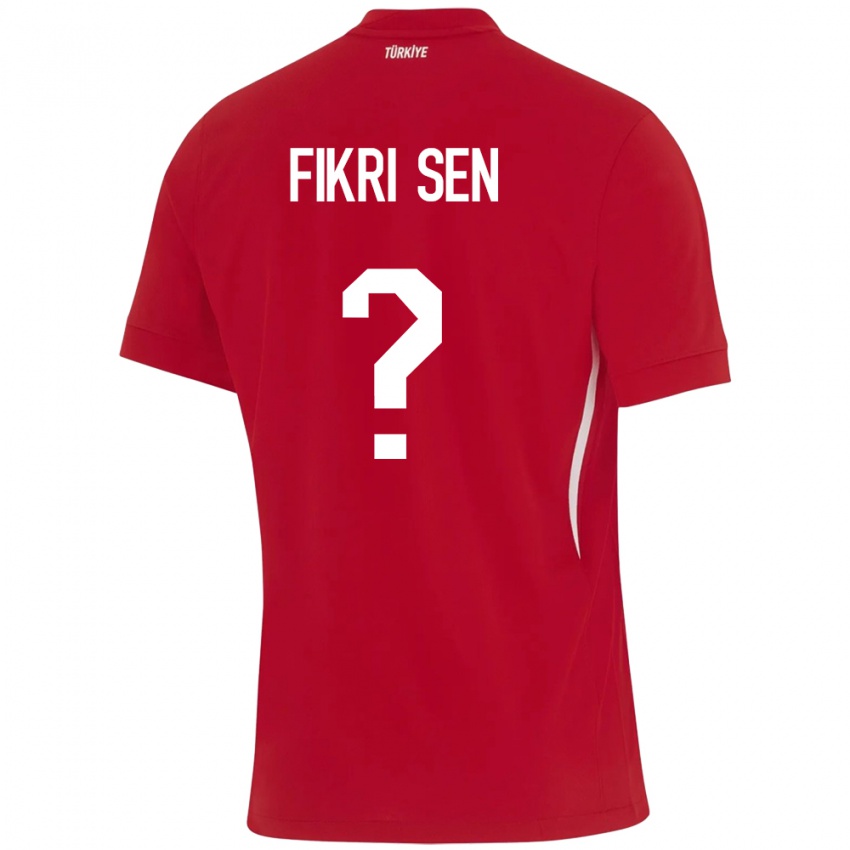 Kinder Türkei Yağız Fikri Şen #0 Rot Auswärtstrikot Trikot 24-26 T-Shirt Schweiz