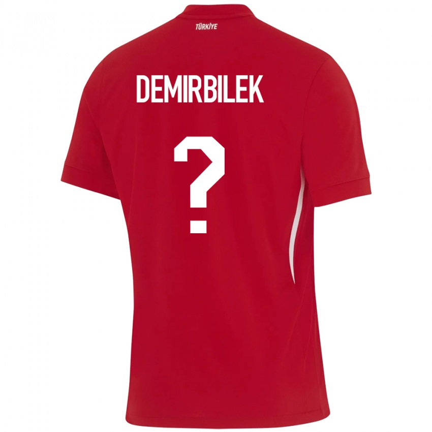 Kinder Türkei Ali Demirbilek #0 Rot Auswärtstrikot Trikot 24-26 T-Shirt Schweiz