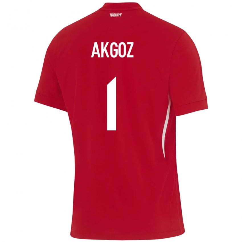 Kinder Türkei Selda Akgöz #1 Rot Auswärtstrikot Trikot 24-26 T-Shirt Schweiz