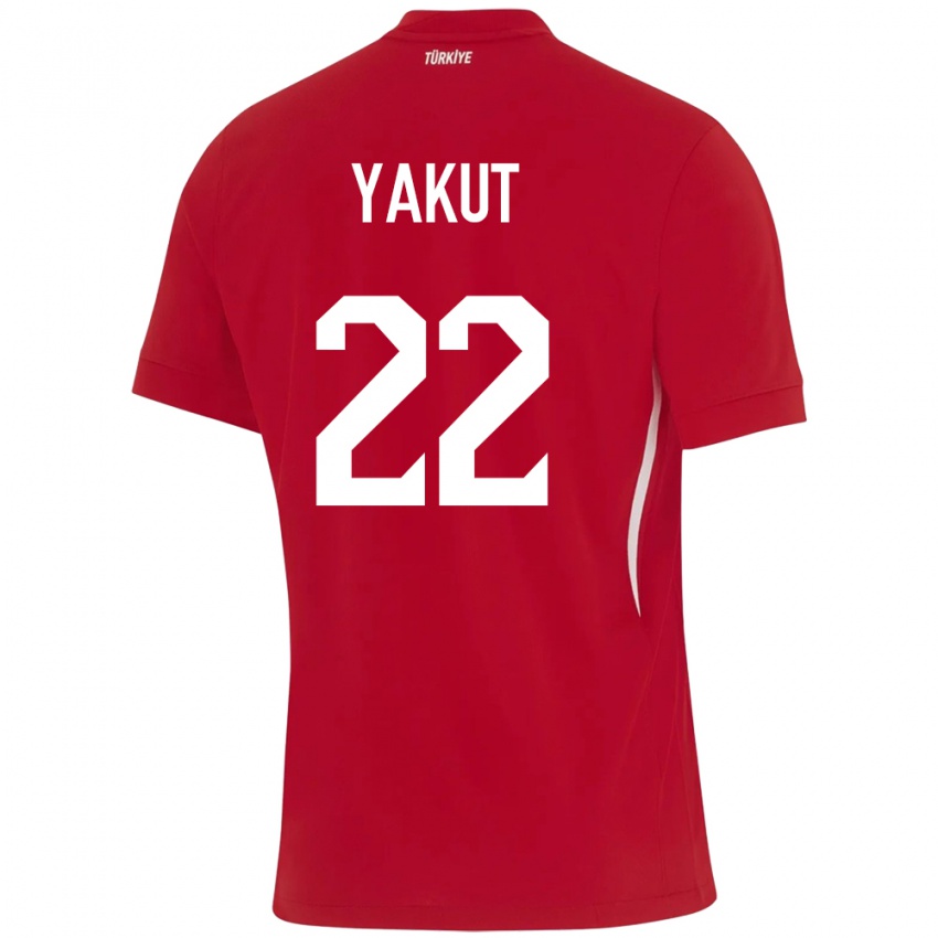 Kinder Türkei Narin Yakut #22 Rot Auswärtstrikot Trikot 24-26 T-Shirt Schweiz