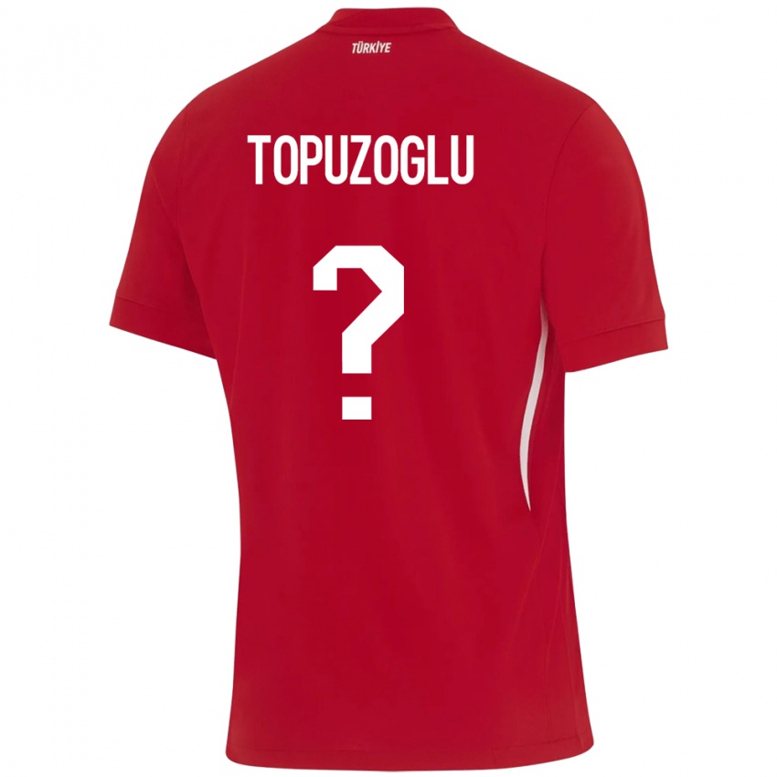 Kinder Türkei Berna Topuzoğlu #0 Rot Auswärtstrikot Trikot 24-26 T-Shirt Schweiz