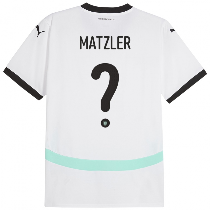 Kinder Österreich Leo Mätzler #0 Weiß Auswärtstrikot Trikot 24-26 T-Shirt Schweiz