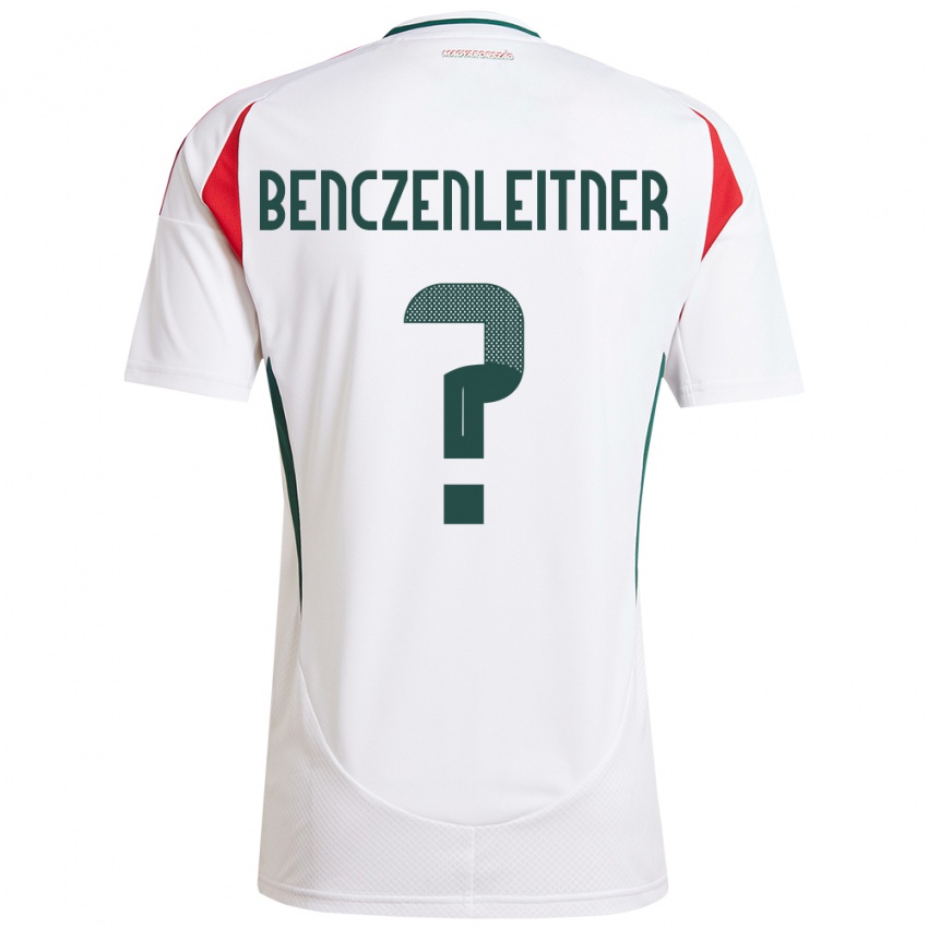 Kinder Ungarn Barna Benczenleitner #0 Weiß Auswärtstrikot Trikot 24-26 T-Shirt Schweiz