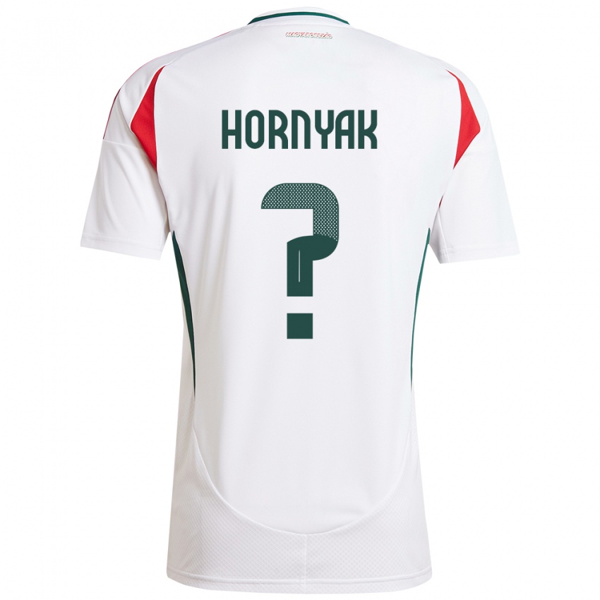 Kinder Ungarn Csaba Hornyák #0 Weiß Auswärtstrikot Trikot 24-26 T-Shirt Schweiz