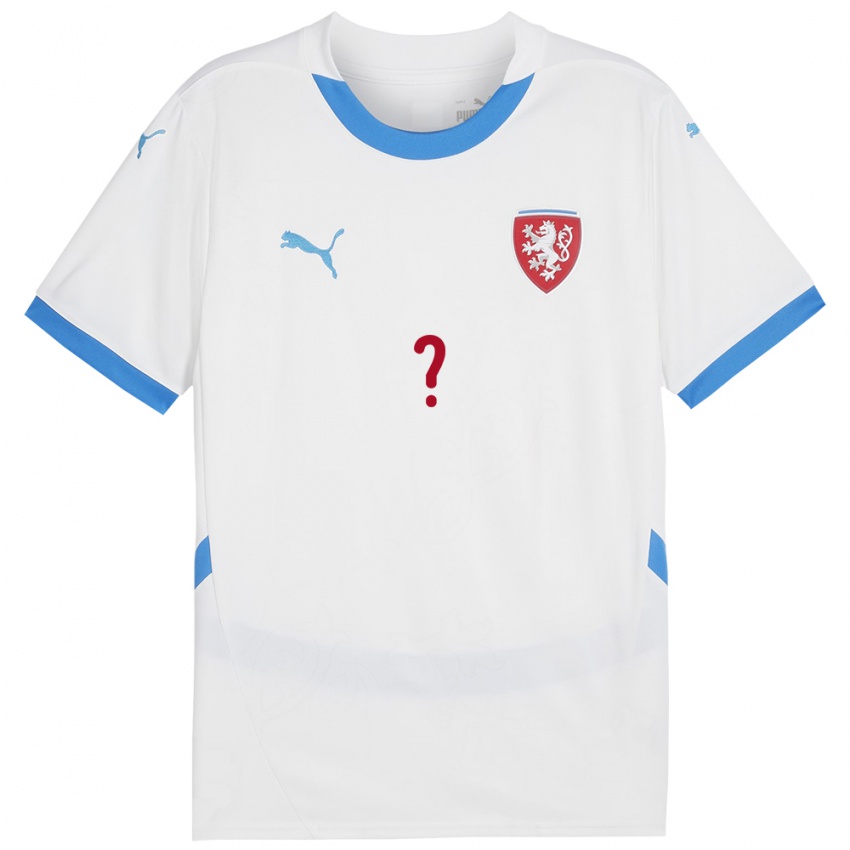 Kinder Tschechien Ihren Namen #0 Weiß Auswärtstrikot Trikot 24-26 T-Shirt Schweiz