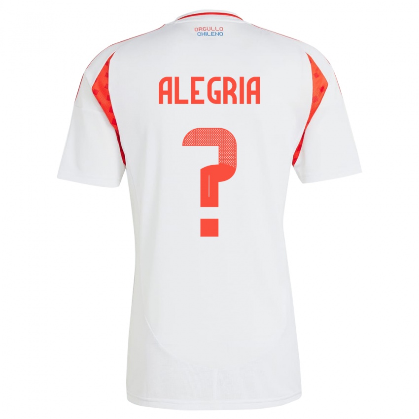 Kinder Chile Ian Alegría #0 Weiß Auswärtstrikot Trikot 24-26 T-Shirt Schweiz