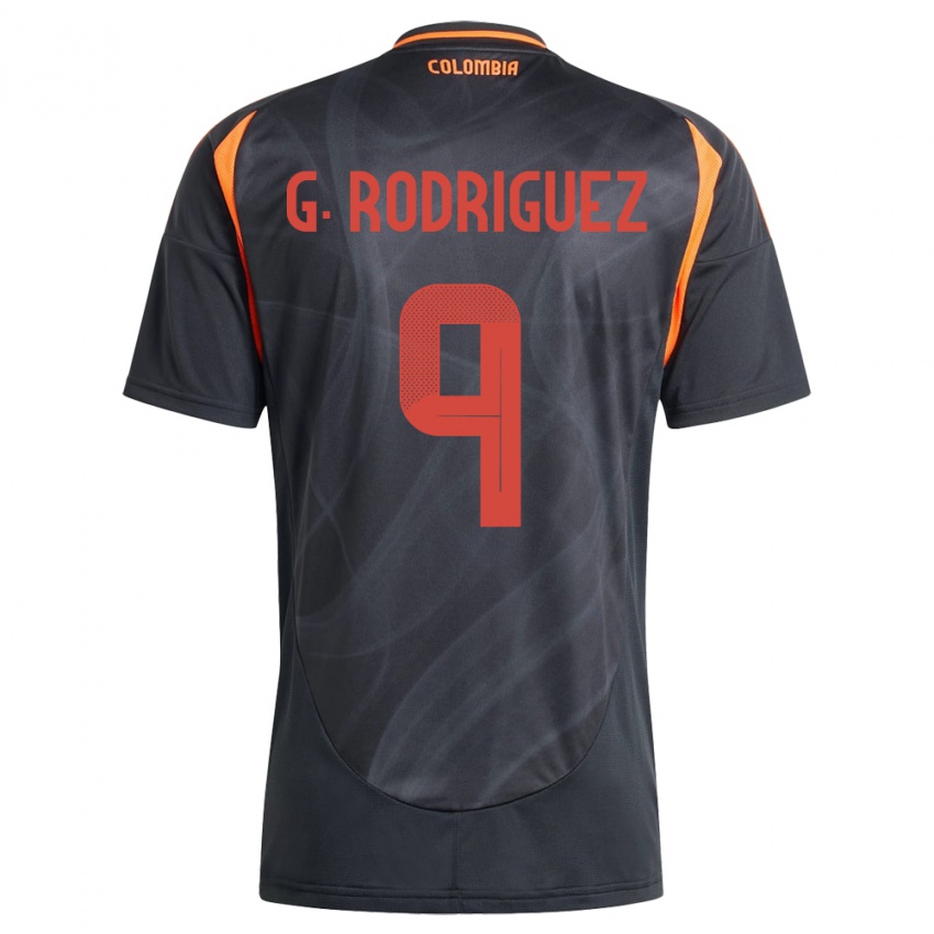 Kinder Kolumbien Gabriela Rodríguez #9 Schwarz Auswärtstrikot Trikot 24-26 T-Shirt Schweiz