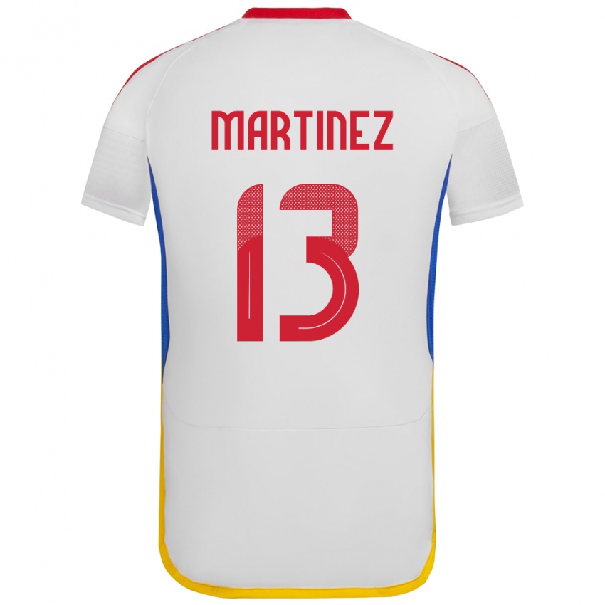 Kinder Venezuela José Martínez #13 Weiß Auswärtstrikot Trikot 24-26 T-Shirt Schweiz