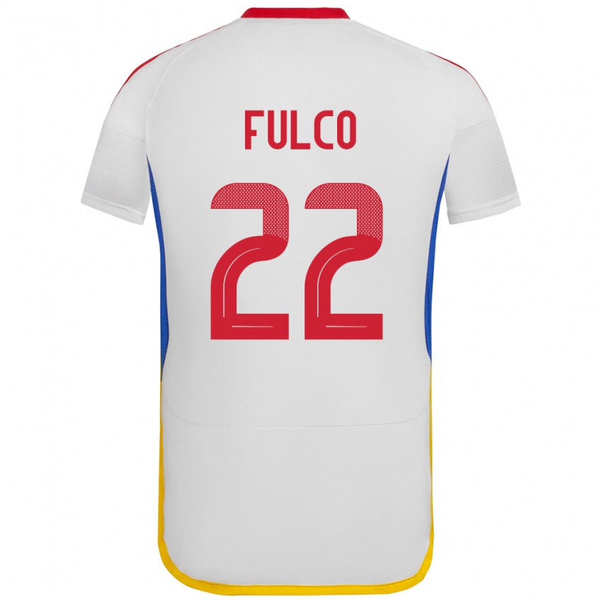 Kinder Venezuela Pedro Fulco #22 Weiß Auswärtstrikot Trikot 24-26 T-Shirt Schweiz