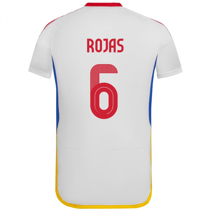 Kinder Venezuela Carlos Rojas #6 Weiß Auswärtstrikot Trikot 24-26 T-Shirt Schweiz