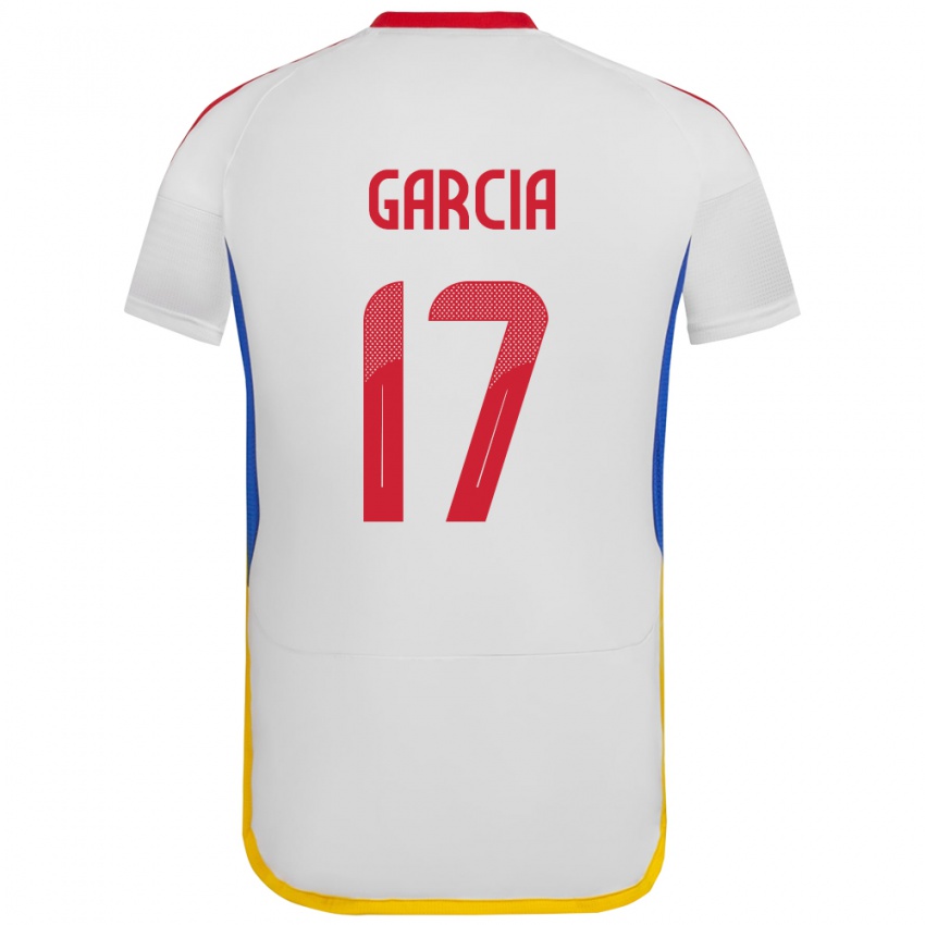 Kinder Venezuela Gabriela García #17 Weiß Auswärtstrikot Trikot 24-26 T-Shirt Schweiz