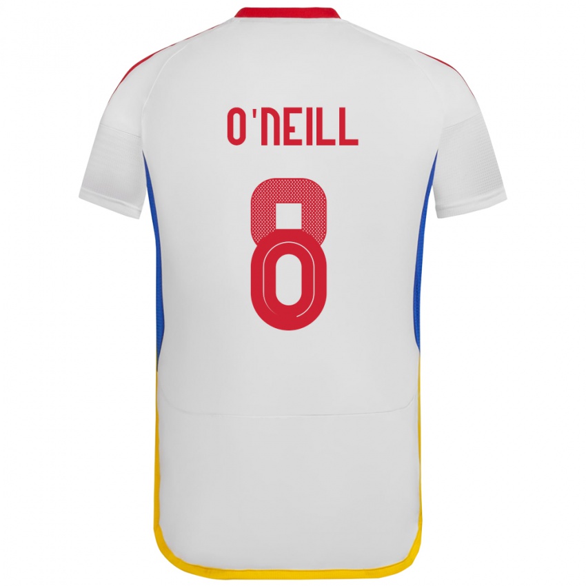 Kinder Venezuela Sonia O'neill #8 Weiß Auswärtstrikot Trikot 24-26 T-Shirt Schweiz