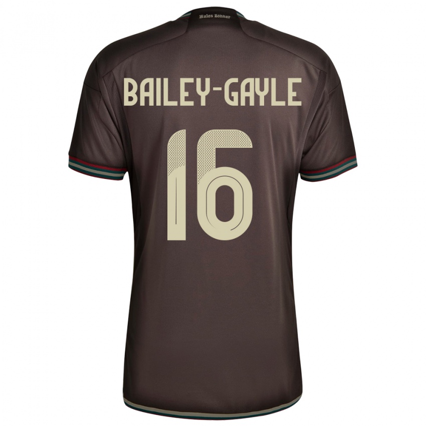 Kinder Jamaika Paige Bailey-Gayle #16 Nachtbraun Auswärtstrikot Trikot 24-26 T-Shirt Schweiz