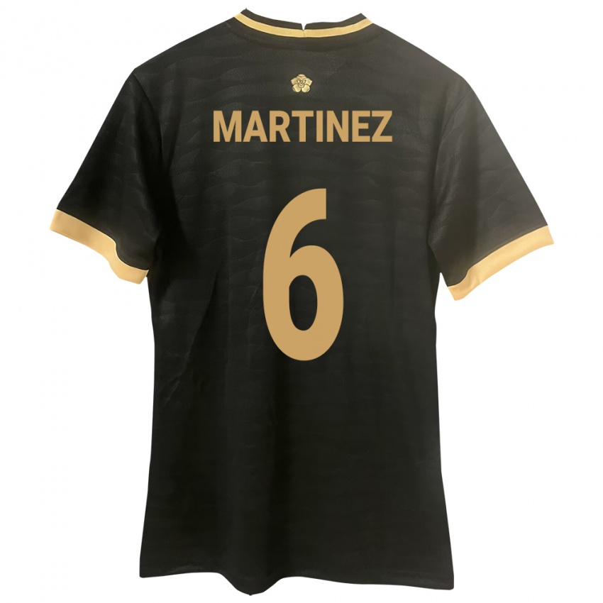 Kinder Panama Christian Martínez #6 Schwarz Auswärtstrikot Trikot 24-26 T-Shirt Schweiz