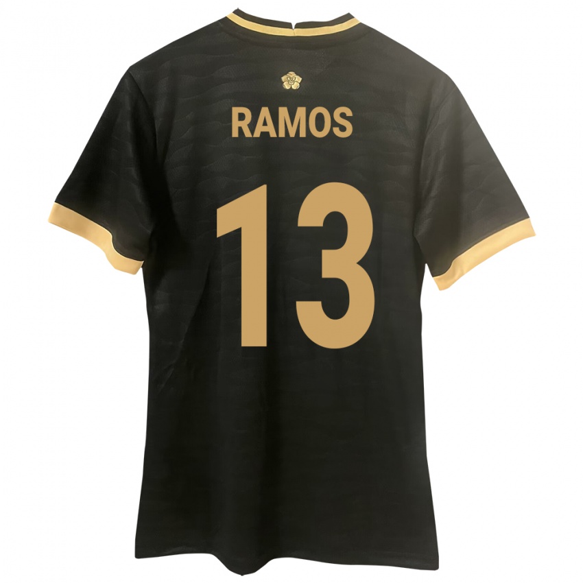 Kinder Panama Jiovany Ramos #13 Schwarz Auswärtstrikot Trikot 24-26 T-Shirt Schweiz