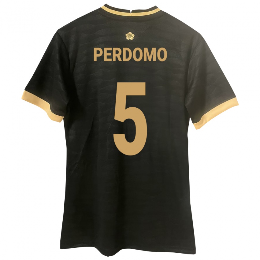 Kinder Panama Reyniel Perdomo #5 Schwarz Auswärtstrikot Trikot 24-26 T-Shirt Schweiz