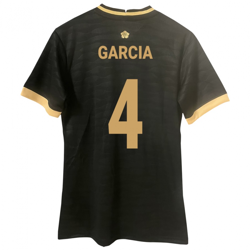 Kinder Panama Giancarlos García #4 Schwarz Auswärtstrikot Trikot 24-26 T-Shirt Schweiz