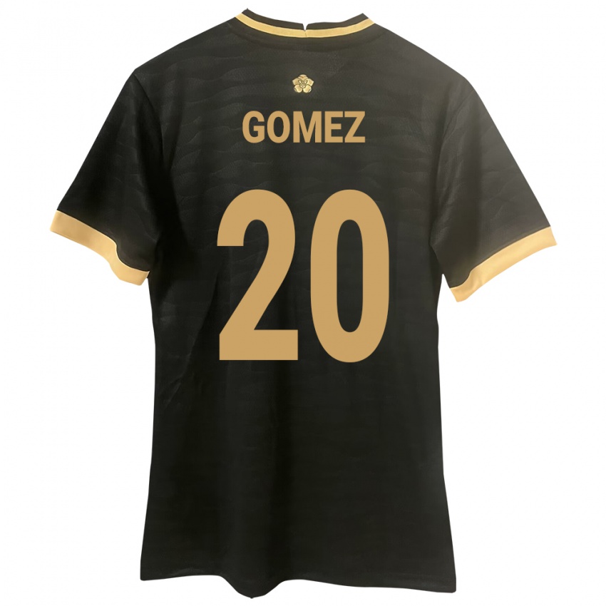 Kinder Panama Ernesto Gómez #20 Schwarz Auswärtstrikot Trikot 24-26 T-Shirt Schweiz