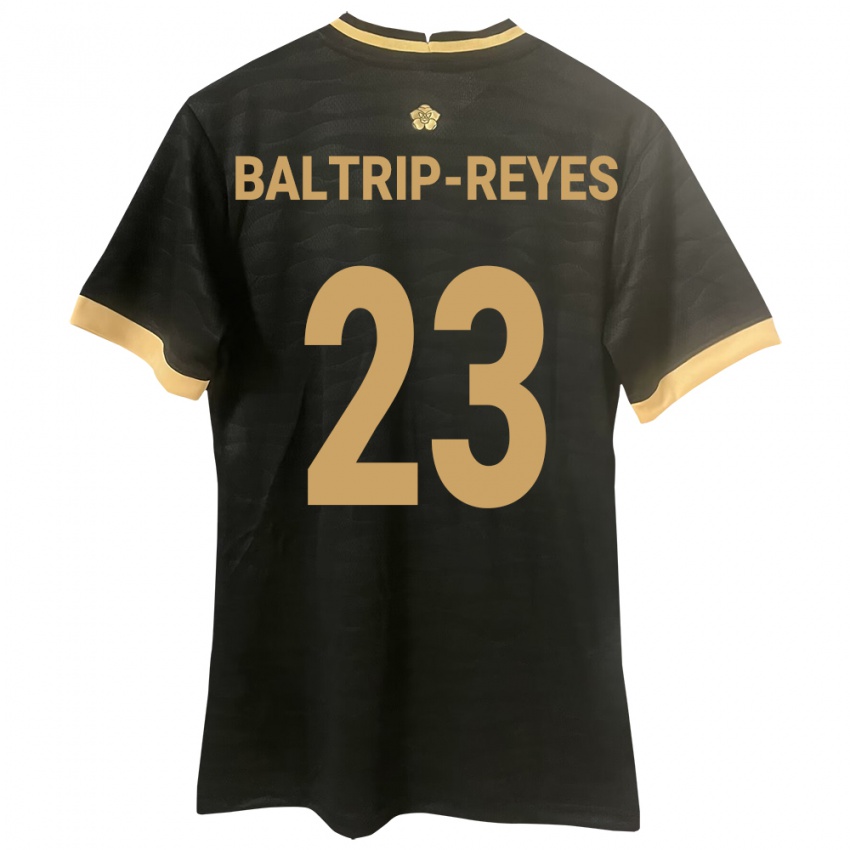 Kinder Panama Carina Baltrip-Reyes #23 Schwarz Auswärtstrikot Trikot 24-26 T-Shirt Schweiz