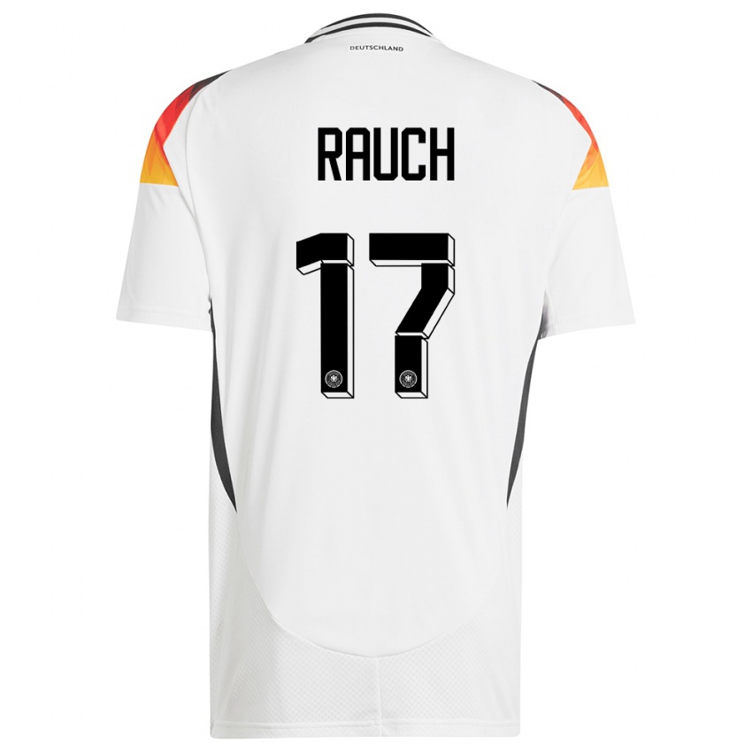 Homme Maillot Allemagne Felicitas Rauch #17 Blanc Tenues Domicile 24-26 T-Shirt Suisse