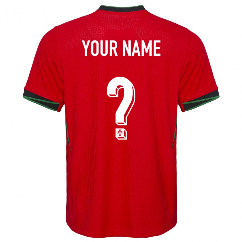 Herren Portugal Ihren Namen #0 Rot Heimtrikot Trikot 24-26 T-Shirt Schweiz