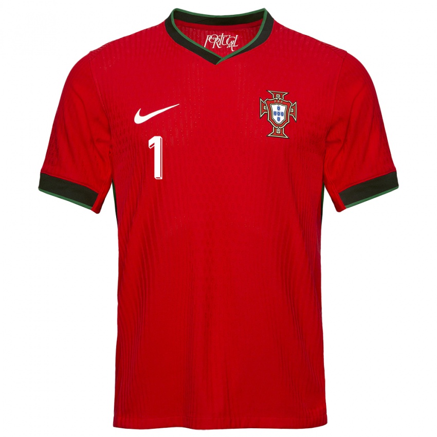 Herren Portugal Ines Pereira #1 Rot Heimtrikot Trikot 24-26 T-Shirt Schweiz