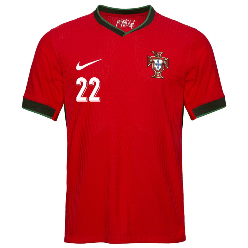 Herren Portugal Rute Costa #22 Rot Heimtrikot Trikot 24-26 T-Shirt Schweiz