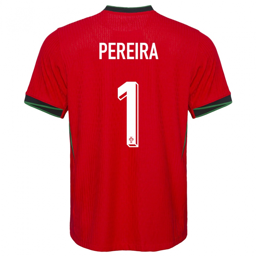 Herren Portugal Ines Pereira #1 Rot Heimtrikot Trikot 24-26 T-Shirt Schweiz