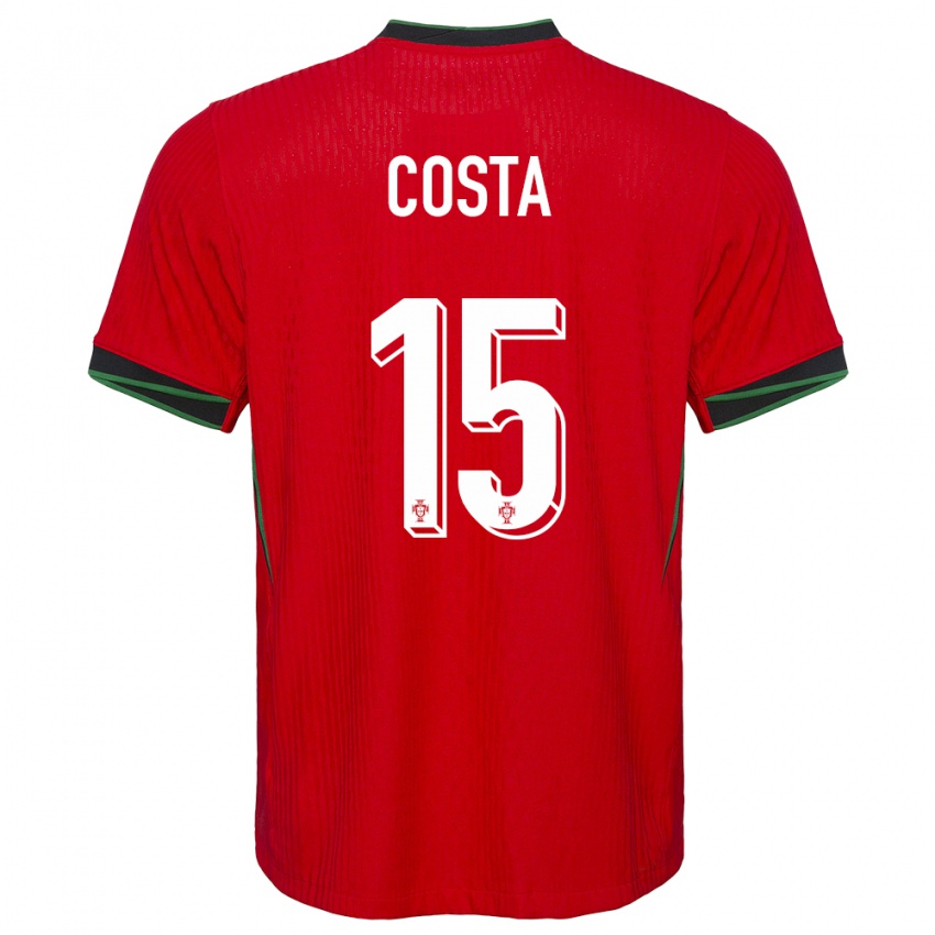 Herren Portugal Carole Costa #15 Rot Heimtrikot Trikot 24-26 T-Shirt Schweiz