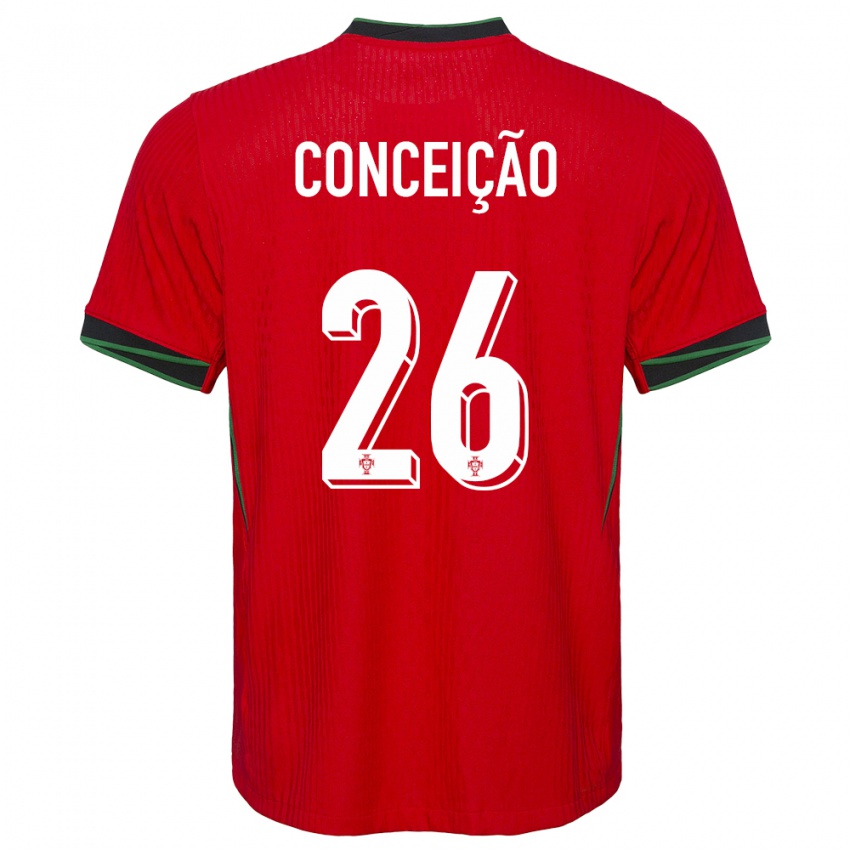 Herren Portugal Francisco Conceicao #10 Rot Heimtrikot Trikot 24-26 T-Shirt Schweiz