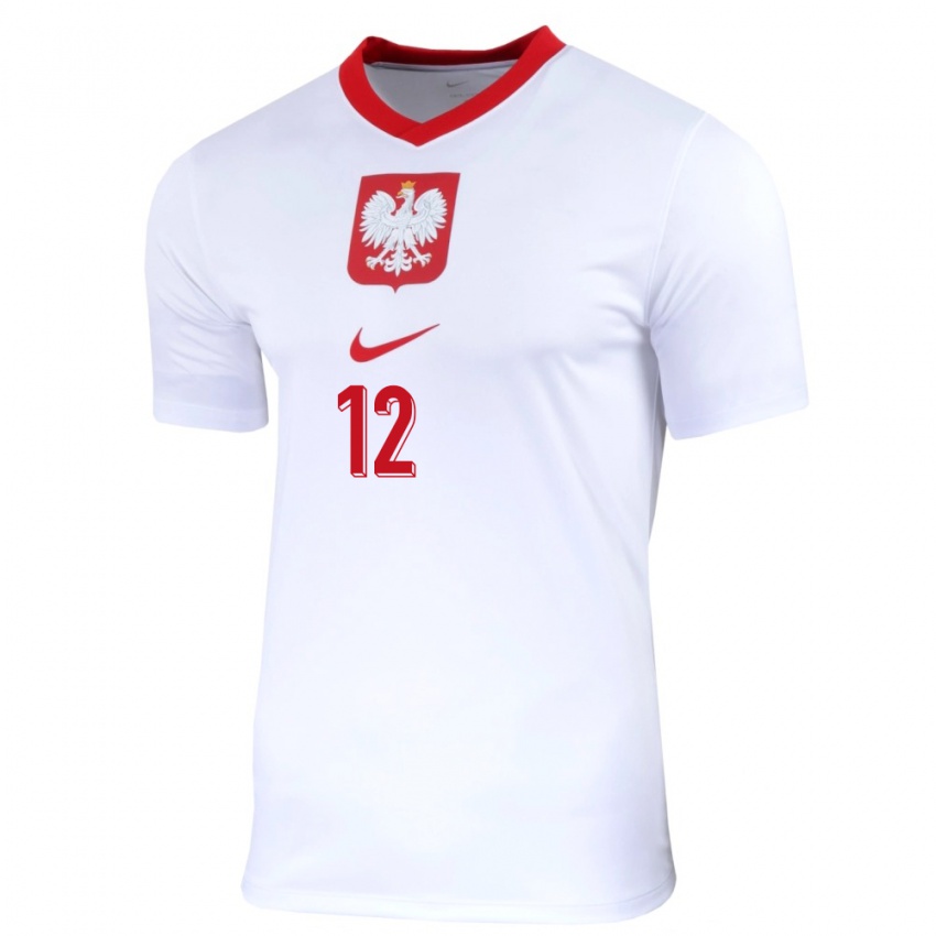 Herren Polen Anna Palinska #12 Weiß Heimtrikot Trikot 24-26 T-Shirt Schweiz