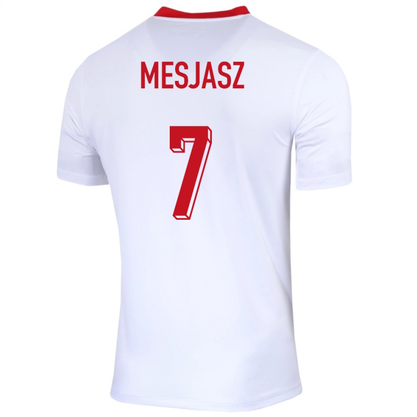 Herren Polen Malgorzata Mesjasz #7 Weiß Heimtrikot Trikot 24-26 T-Shirt Schweiz