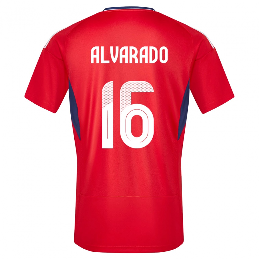 Herren Costa Rica Katherine Alvarado #16 Rot Heimtrikot Trikot 24-26 T-Shirt Schweiz