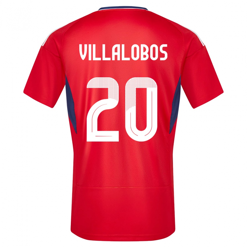 Herren Costa Rica Fabiola Villalobos #20 Rot Heimtrikot Trikot 24-26 T-Shirt Schweiz