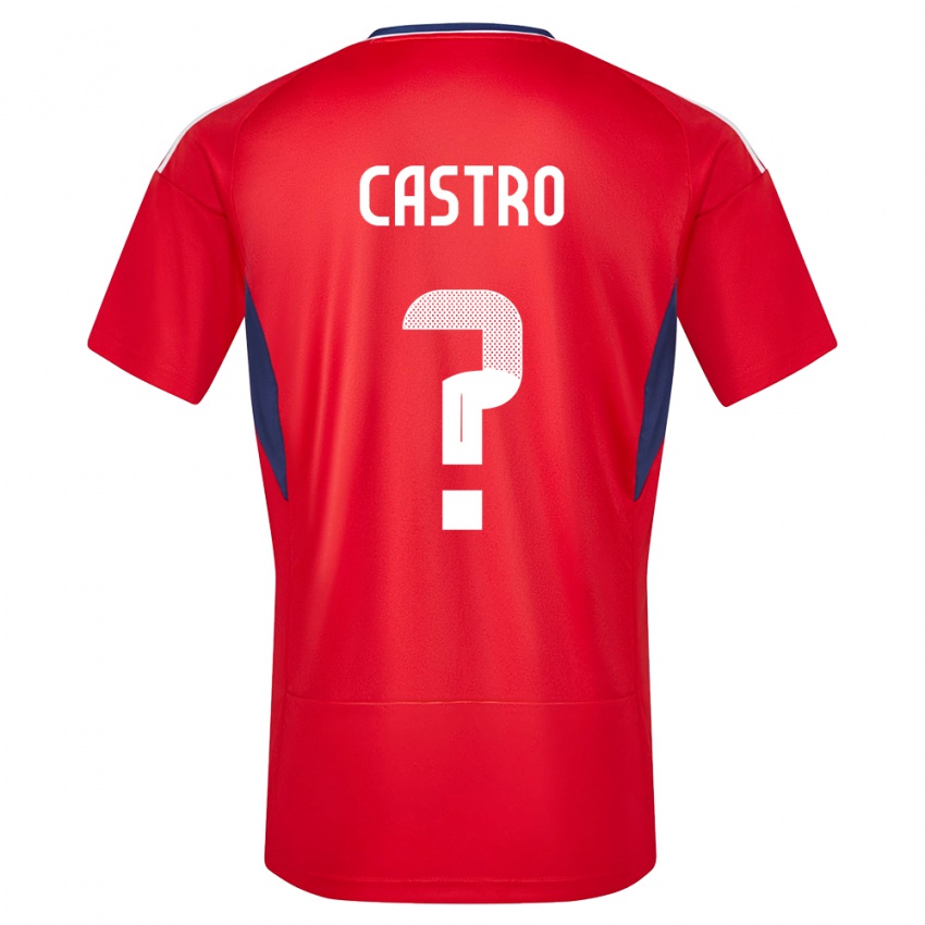 Herren Costa Rica Mathias Castro #0 Rot Heimtrikot Trikot 24-26 T-Shirt Schweiz