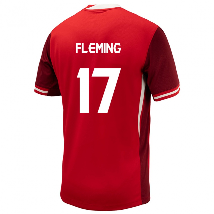 Herren Kanada Jessie Fleming #17 Rot Heimtrikot Trikot 24-26 T-Shirt Schweiz