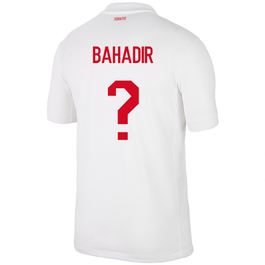 Herren Türkei Arda Bahadir #0 Weiß Heimtrikot Trikot 24-26 T-Shirt Schweiz