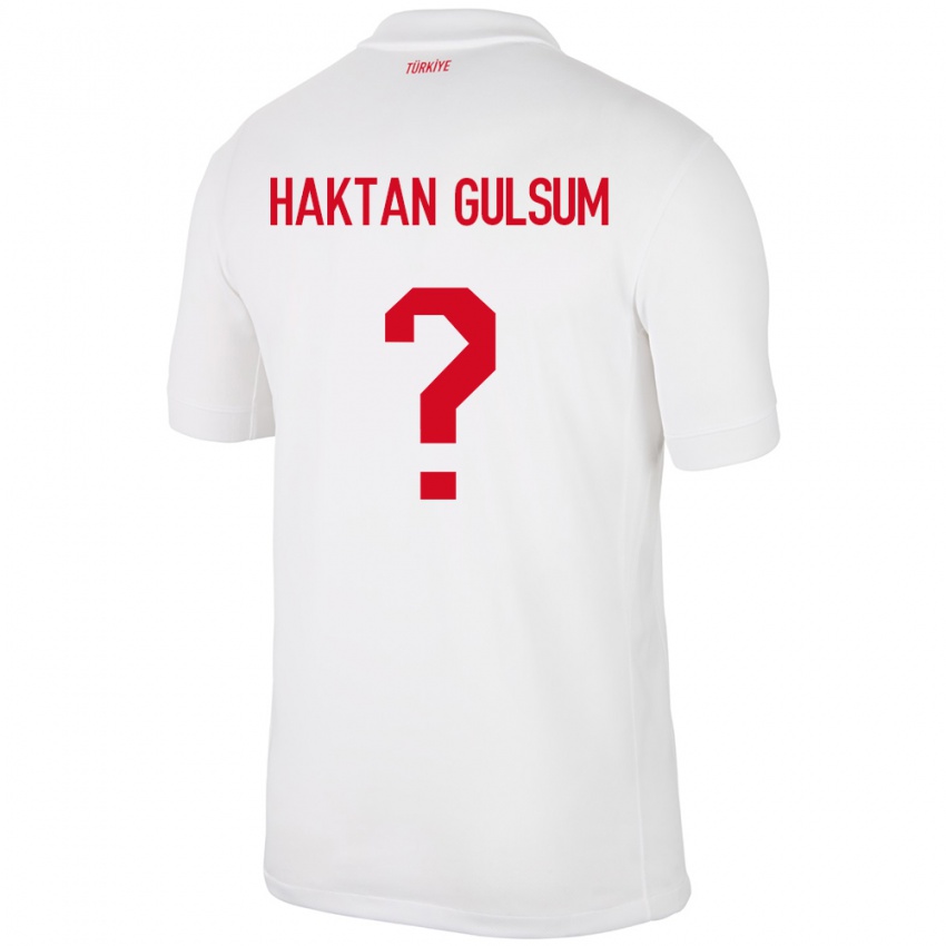 Herren Türkei Ayaz Haktan Gülsüm #0 Weiß Heimtrikot Trikot 24-26 T-Shirt Schweiz