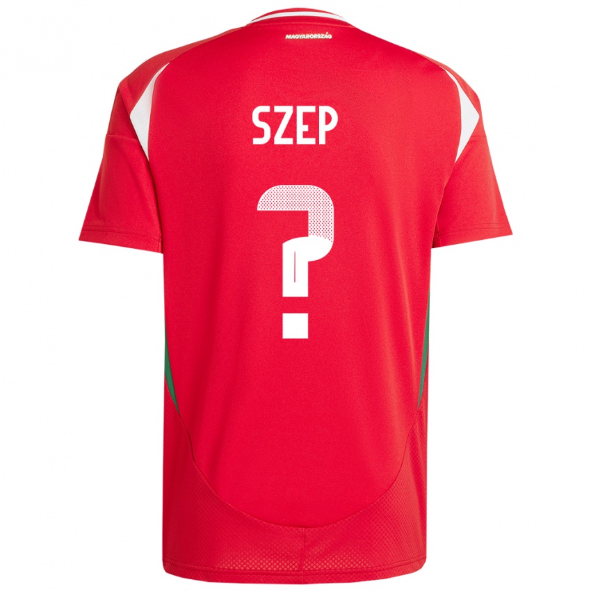 Herren Ungarn Márton Szép #0 Rot Heimtrikot Trikot 24-26 T-Shirt Schweiz