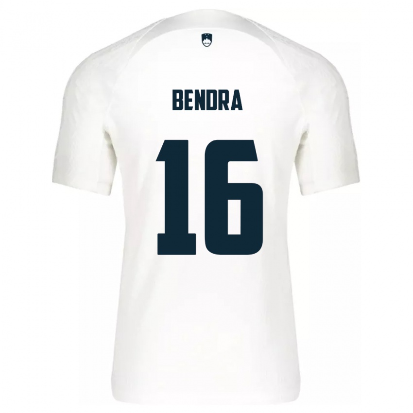 Herren Slowenien Kristjan Bendra #16 Weiß Heimtrikot Trikot 24-26 T-Shirt Schweiz