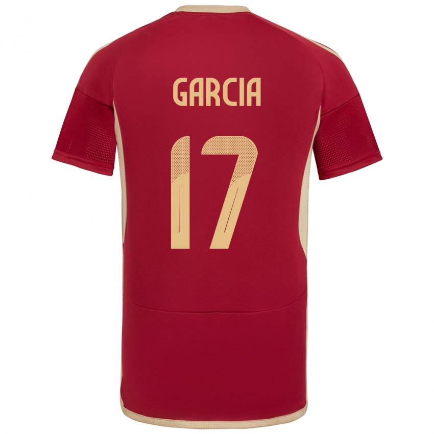 Herren Venezuela Gabriela García #17 Burgund Heimtrikot Trikot 24-26 T-Shirt Schweiz