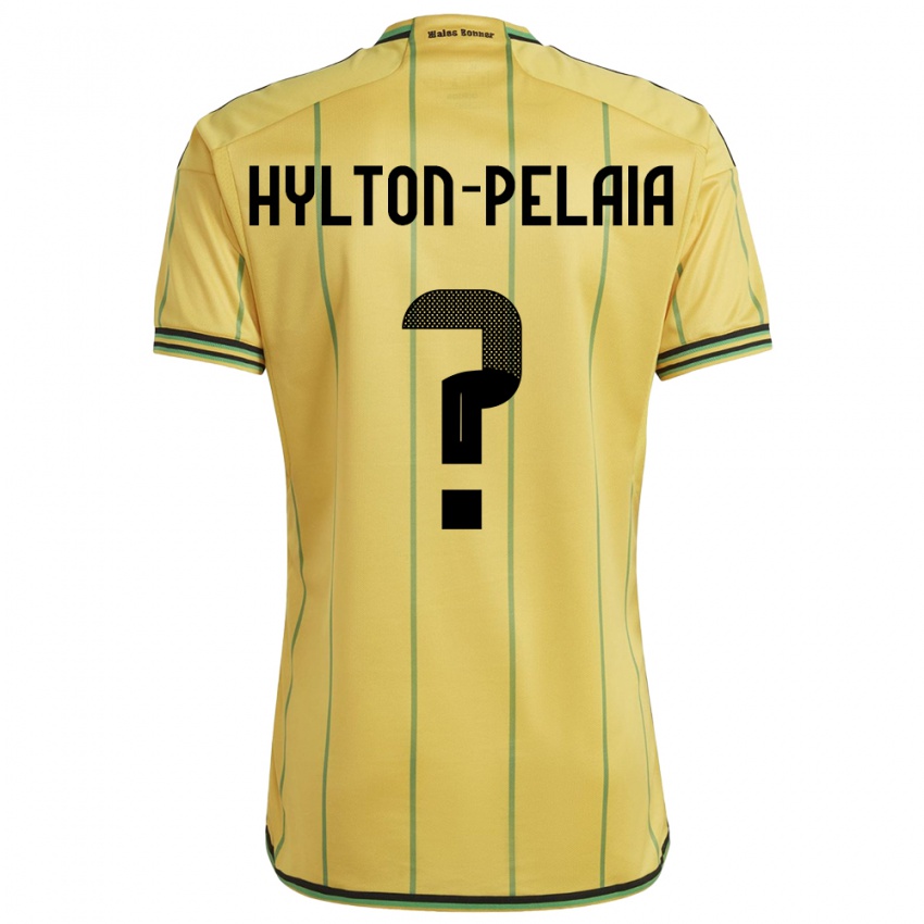 Herren Jamaika Jayda Hylton-Pelaia #0 Gelb Heimtrikot Trikot 24-26 T-Shirt Schweiz