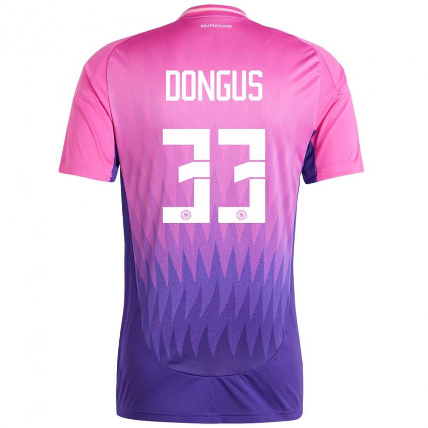 Homme Maillot Allemagne Fabienne Dongus #33 Rose-Mauve Tenues Extérieur 24-26 T-Shirt Suisse