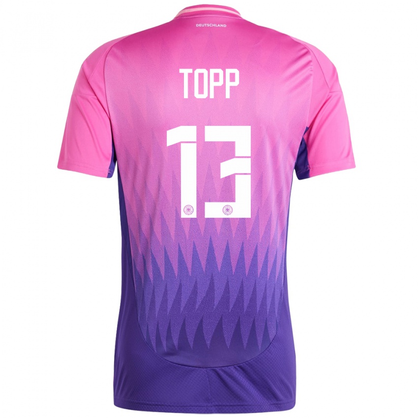 Homme Maillot Allemagne Keke Topp #13 Rose-Mauve Tenues Extérieur 24-26 T-Shirt Suisse