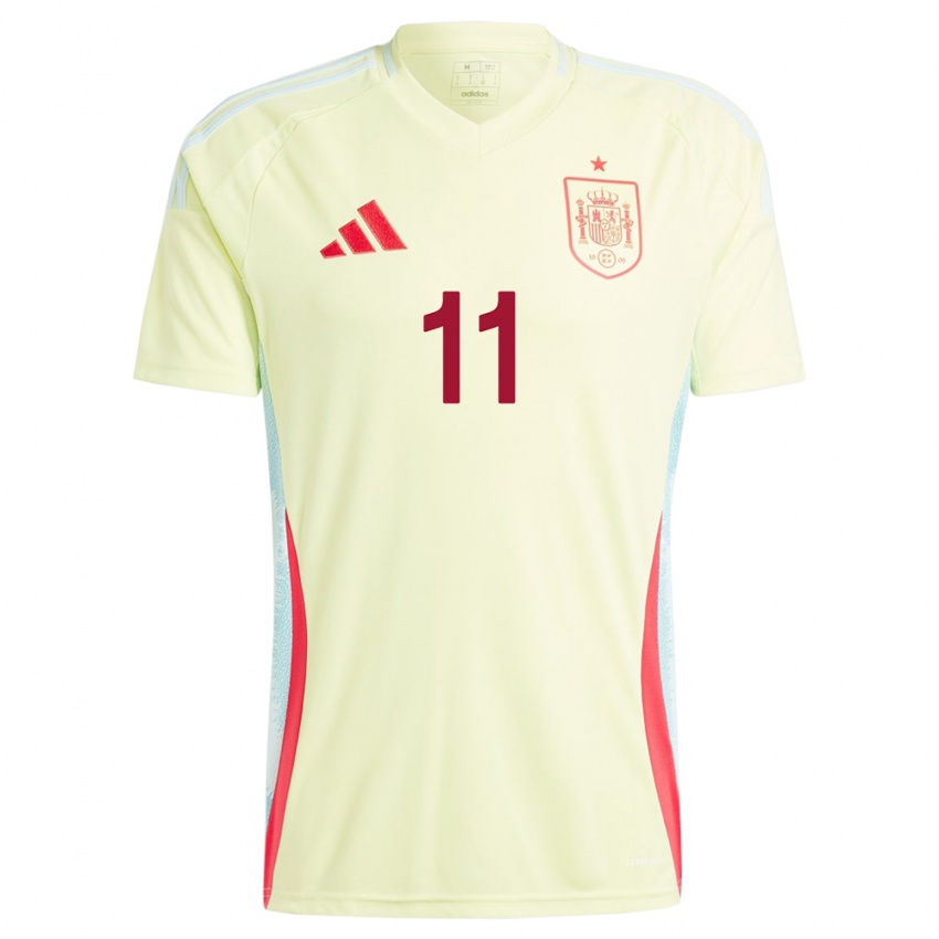 Herren Spanien Alexia Putellas #11 Gelb Auswärtstrikot Trikot 24-26 T-Shirt Schweiz