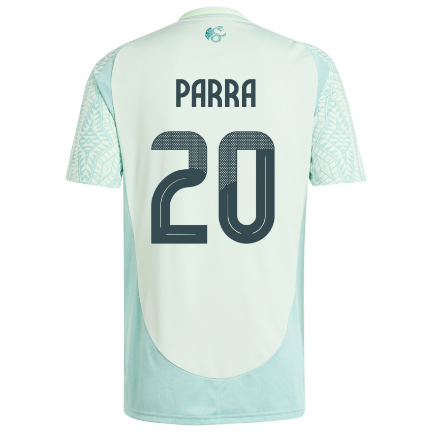 Homme Maillot Mexique Rodrigo Parra #20 Lin Vert Tenues Extérieur 24-26 T-Shirt Suisse