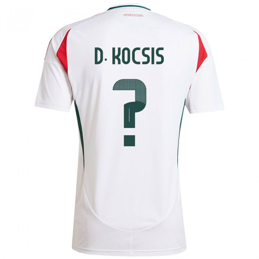 Herren Ungarn Dominik Kocsis #0 Weiß Auswärtstrikot Trikot 24-26 T-Shirt Schweiz