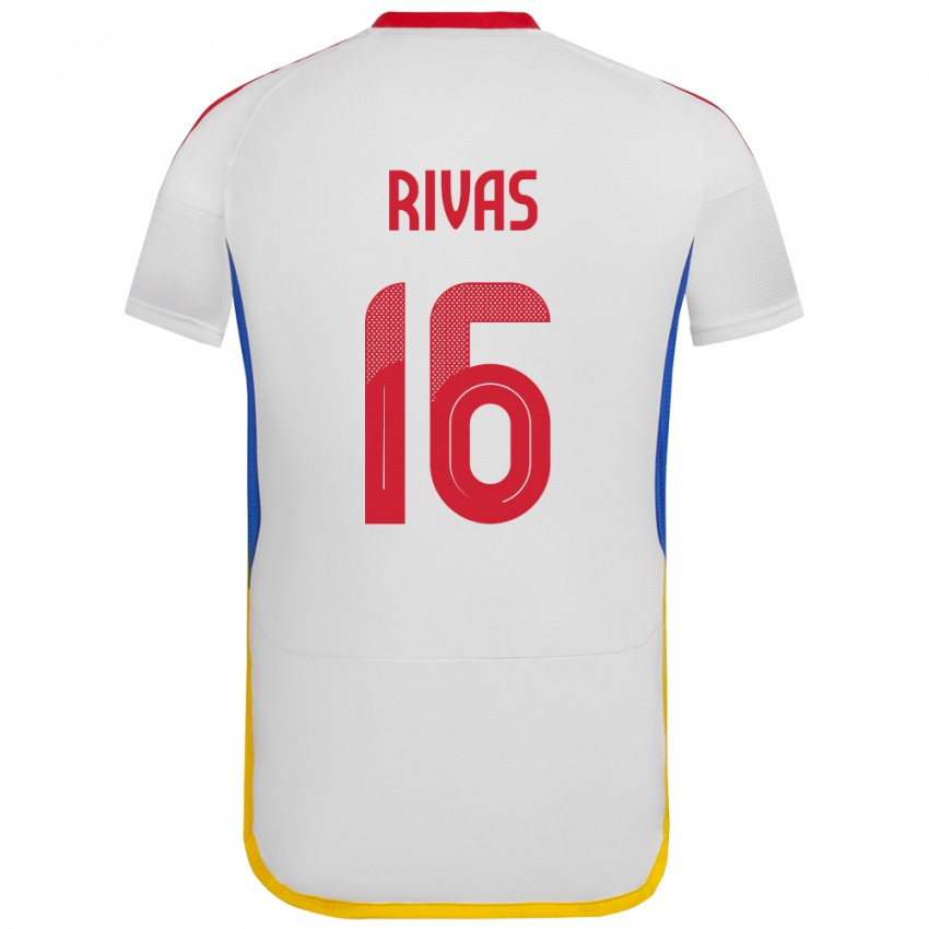 Herren Venezuela Renne Rivas #16 Weiß Auswärtstrikot Trikot 24-26 T-Shirt Schweiz