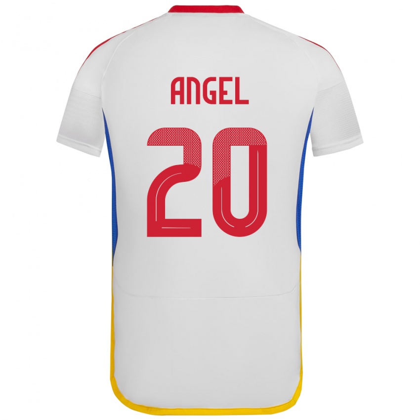 Herren Venezuela Wilker Ángel #20 Weiß Auswärtstrikot Trikot 24-26 T-Shirt Schweiz